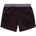 Short hiver velours ceinture � paillettes poupette marron