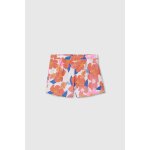 Short � imprim� fleuri multicolore