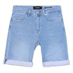 Short en jean gar�on decoxe bleu