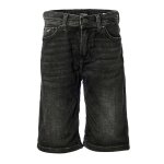 Short en jean gar�on decoxe gris fonc�