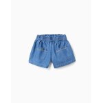 Short en jean avec poches avant bleu