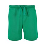 Short de jogging coton basic vert