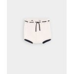 Short � lacets blanc