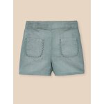 Short en lin et coton b�b� celadon