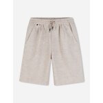 Short en lin ivoire