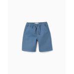 Short long en coton avec cordon de serrage carolina celas x zippy bleu