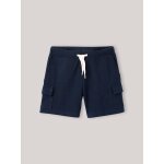 Short en maille piqu�e gar�on - coton biologique marine