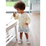 Short matelassé bébé effet patchwork blanc Short matelassé bébé effet patchwork blanc