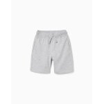 Short en molleton avec cordon de serrage et poches lat�rales gris clair
