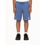 Short en molleton l�ger avec bandes c�t�s contrast�es tricolores blue