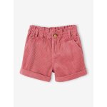 Short paperbag en velours fille rose airelle