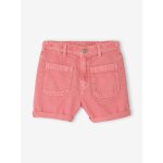 Short  poches plaques fille rose