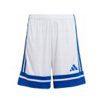 Short de sport enfant - squadra 25 blanc / bleu