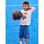 Short sport garon en molleton bleu roi