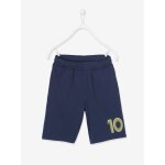 Short de sport garon numro 10 en matire technique marine