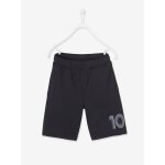 Short de sport garon numro 10 en matire technique noir