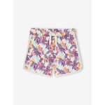 Short sport en molleton fille cru