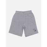 Short taille lastique gris
