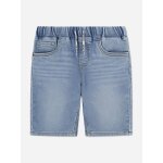 Short taille �lastique stone blue denim