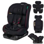 Si�ge auto aart i - size 40 - 150 cm avec inclinaison r�glable, groupe 0 + / 1 / 2 / 3 black red