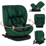 Si�ge auto pivotant 360� bastiaan i - size 40 - 150 cm avec isofix et sideprotect green forest