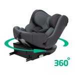 Siège auto pivotant, i - size et isofix evolvefix graphite teinté Siège auto pivotant, i - size et isofix evolvefix graphite teinté