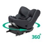 Siège auto pivotant, i - size et isofix evolvefix noir teinté Siège auto pivotant, i - size et isofix evolvefix noir teinté