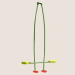 Si�ge balan�oire double face � face vert olive