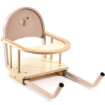 Si�ge de table pour poup�e beige, blanc, vert
