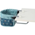 Sige de table pour poupes bleu
