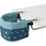 Si�ge de table pour poup�es bleu