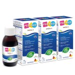 Sirop om�ga 3 concentration, m�moire apprentissage enfant x3 multicolore