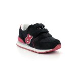 Sneakers basses enfant snookies noir rouge