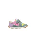 Sneakers en cuir et tissu sammy 3 vl. sage - rose