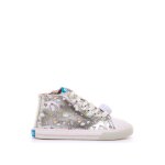 Sneakers filles licorne synthtique fermeture clair barefoot grey