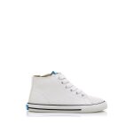 Sneakers filles synthtique lacets barefoot blanc