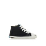 Sneakers filles synthtique lacets barefoot noir