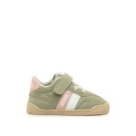 Sneakers filles synth�tique lacets - fermeture adh�sive barefoot green