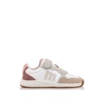 Sneakers filles synth�tique lacets - fermeture adh�sive barefoot white