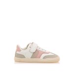 Sneakers filles synth�tique lacets - fermeture adh�sive barefoot white