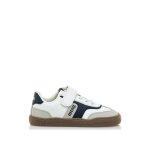 Sneakers gar�on synth�tique lacets - fermeture adh�sive barefoot white