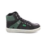 Sneakers hautes enfant lowell noir vert