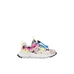 Sneakers en simili cuir et tissu technique yamano 3 junior. rose - beige -