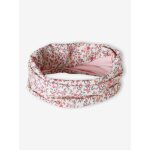 Snood fille coton imprim� fleurs multicolore