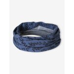 Snood gar�on imprim� bleu moyen