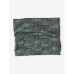 Snood garon imprim doubl sherpa vert sauge
