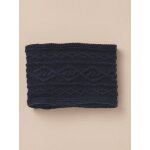Snood torsad doubl polaire bb marine