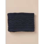 Snood torsad doubl polaire marine