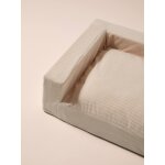 Sofa chien moyen velours c�tel� �cru