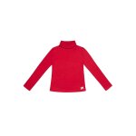 Sous pull col roul coton jersey harmonie rouge